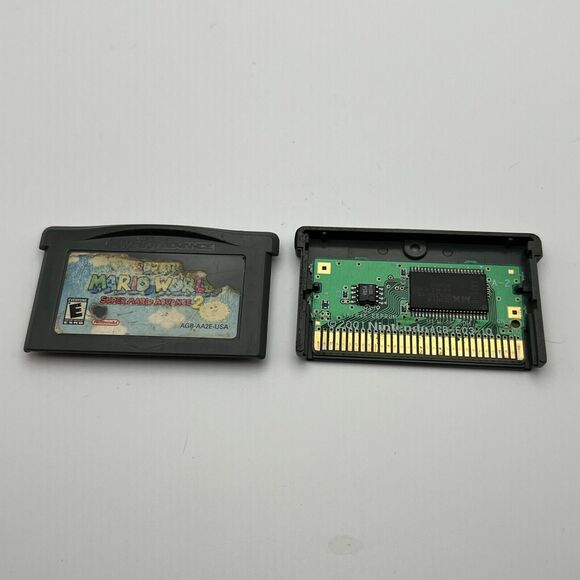 Super Mario World Super Mario Advance 2 Nintendo Game Boy Advance Dirty Label - Picture 1 of 11